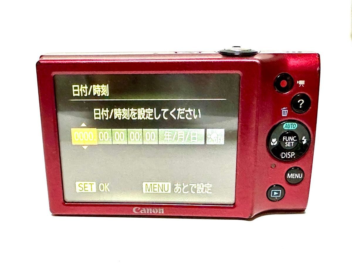 Canon PowerShot A3400IS レッド Canon PowerShot A3400 IS 16.0MP Digital Camera Red Tested Working