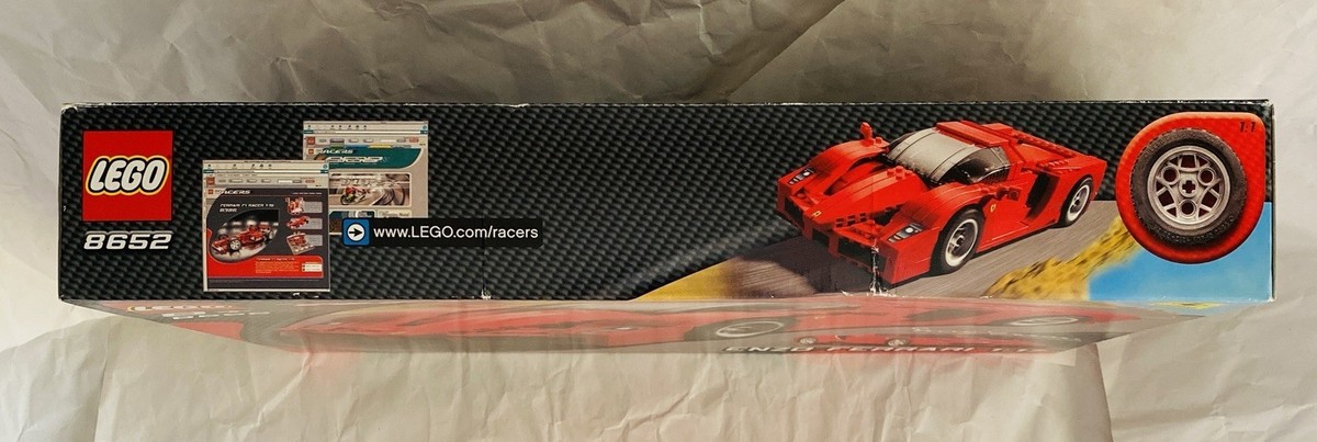 LEGO Racers: 8652 Enzo Ferrari 1:17 Factory Sealed Box Free