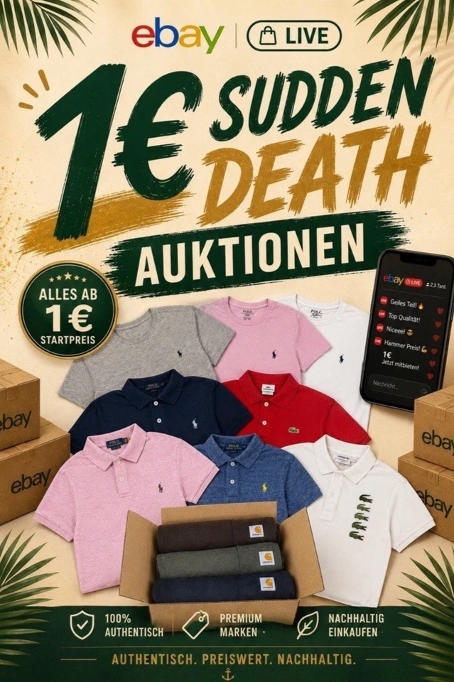 ⚡ 1€ Sudden Death Auktionen!