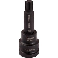 "Ks-Tools 450.0475 1\" Kraft-Bit-Stecknuss TX Lang T100 Chrom-MolybdäN"