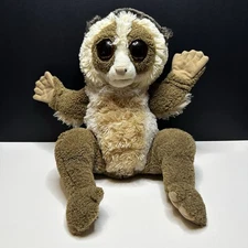 Folkmanis Slow Loris Hand Puppet Stuffed Animal Plush Doll Toy Retired 15"