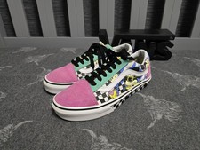 Vans X Disney Retro 90s Style Mickey & Minnie Old Skool Rare Trainers UK Size 5