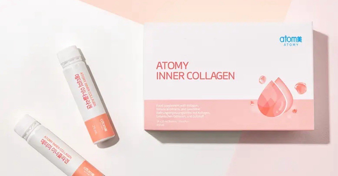 Collagène Atomy Inner 14 flacons à boire chaque matin pour l'éclat de votre peau fatiguée