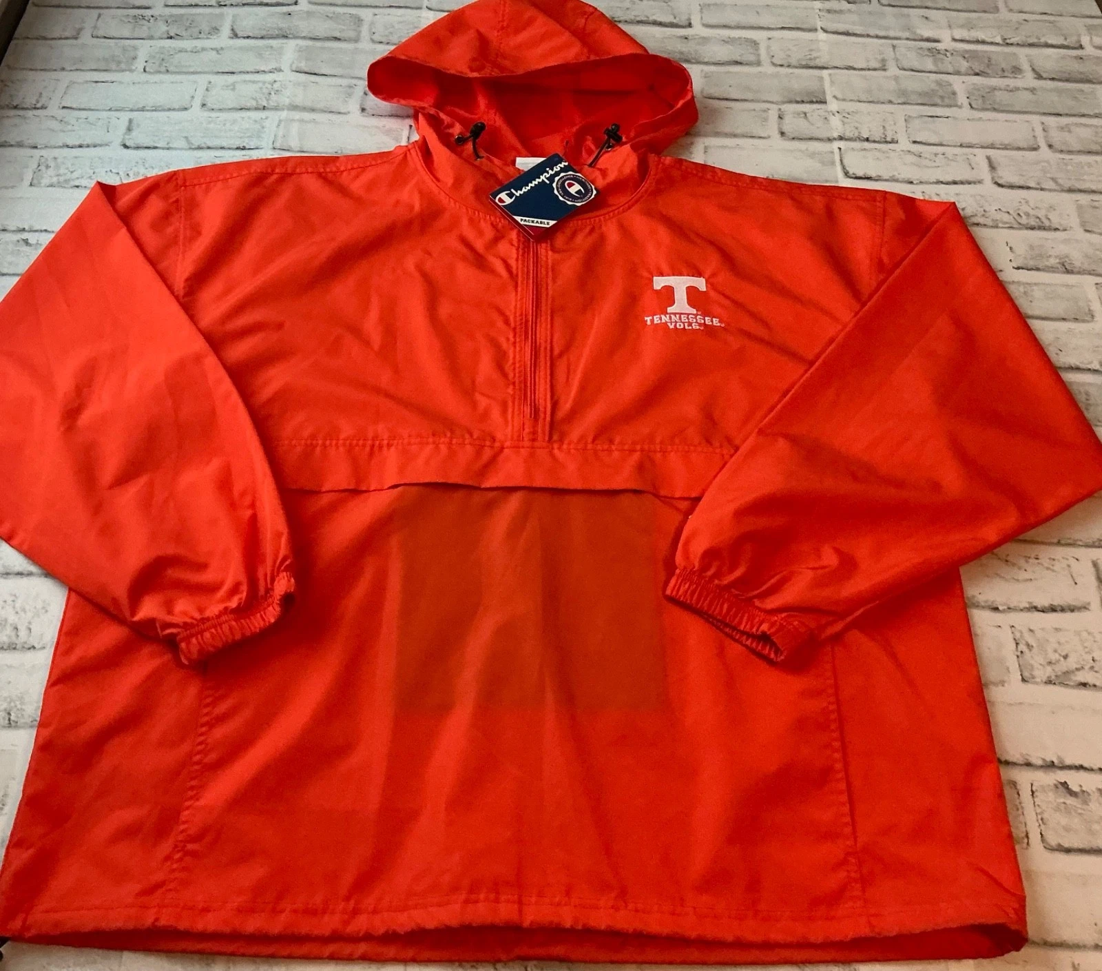 Tennessee Volunteers Champion 2XL Orange Wind Breaker Rain NCAA FOOTBALL NWT
Opens in a new window o