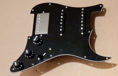 SH Guitar Works Vandalism HSS pickup loaded Stratocaster pickguard Strat Cobain