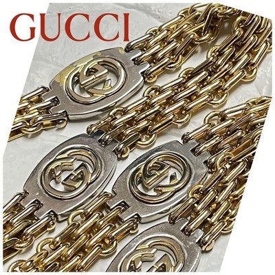 GUCCI VINTAGE 70s ロゴゴールドチェーンベルト ネックレス s-l400.jpg