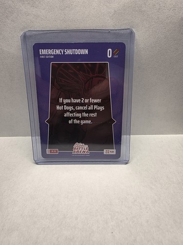 2026 Bo Jackson Battle Arena - Emegency Shutdown #PL-19 Play First Edition