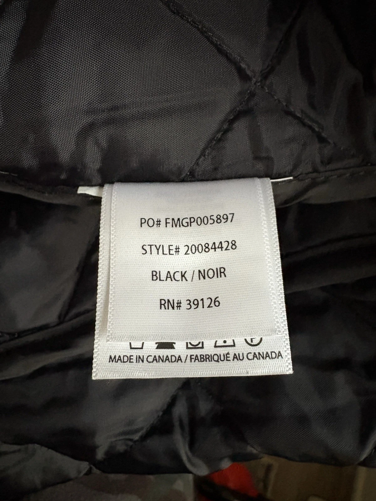 FILSON Quilted Black Utility Jacket Size Medium C. C. FILSON CO. Made in Canada image 8