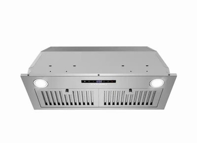 Cosmo 30 inch Ducted 380-CFM Stainless Steel Insert Under Cabinet Range Hood