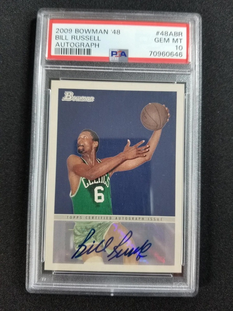 その他 topps bowman Bill Russell auto card その他 topps bowman Bill Russell auto card その他 topps bowman