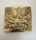 Early Militia Reproduction of 1818 Belt Plate Made By Parsleys Brass