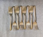 towle sterling silver Lady Diana Salad Forks 8