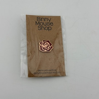 Fantasy Pin Red Rose Binny Mouse Shop