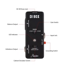 ROWIN DI Box Guitar Pedal Mini Effects Pedal DI Box Ultra Low Distortion AHQV