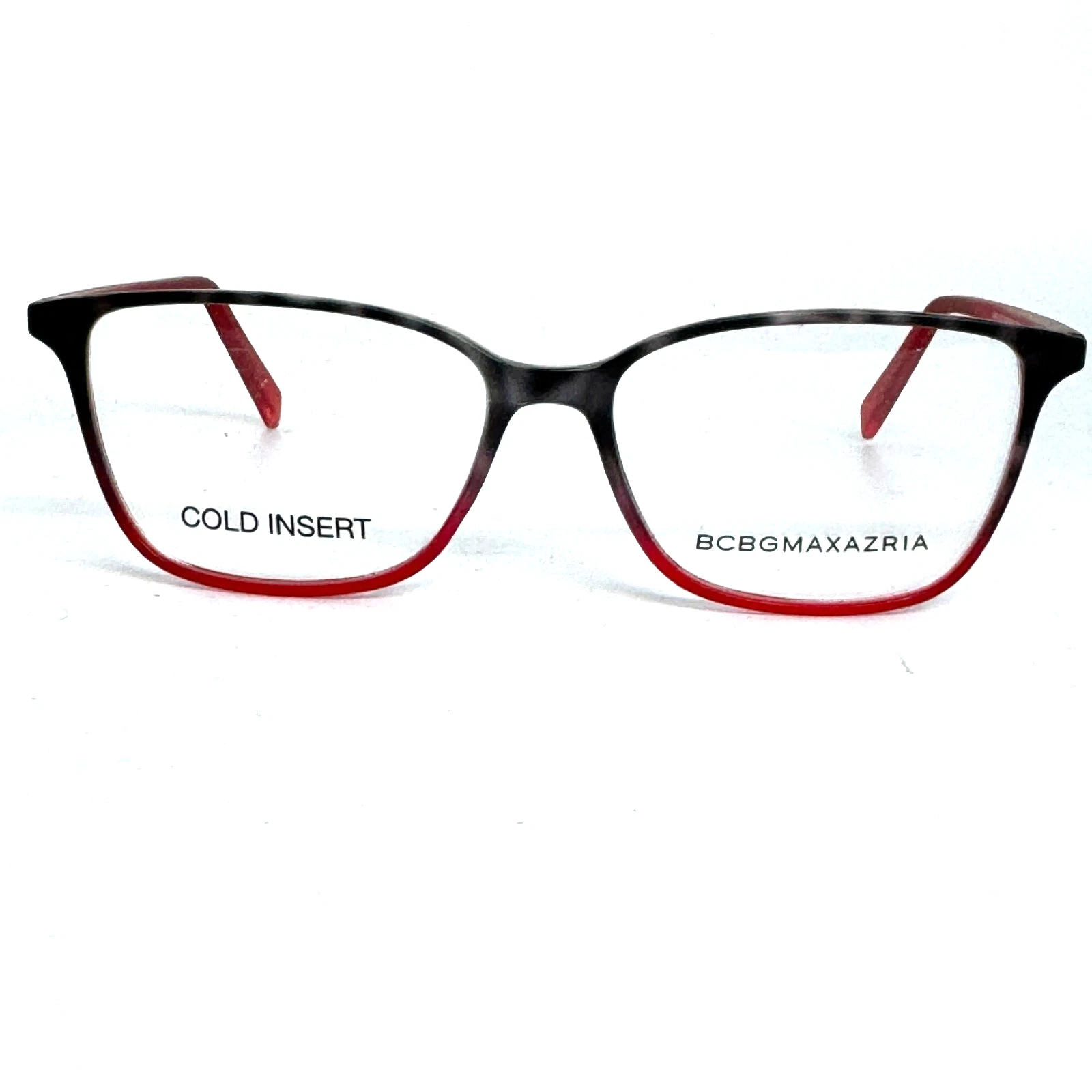 BCBGMAXAZRIA Agatha Red Full Rim Eyeglasses Frames Womens Red 53 15 140 H17626