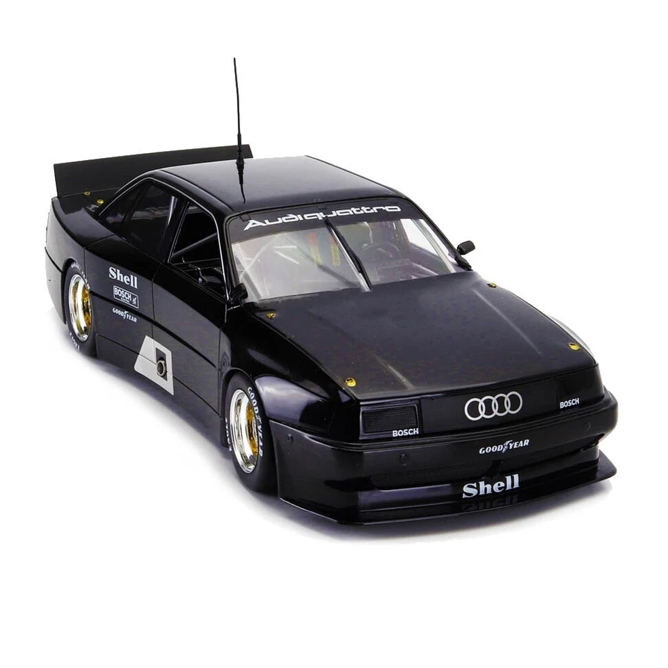 AUDI 200 QUATTRO TEAM AUDI 1987 COCHE DE PRUEBA DEPORTIVO NEGRO MATE ESCALA 1:18 Foto 4 de 4