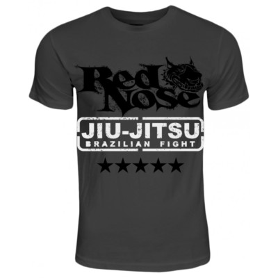 Red Nose 5 Star BJJ Fight, MMA Shirt - 2 Colors!