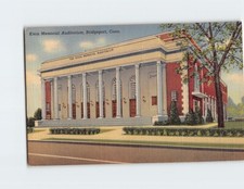 Postcard Klein Memorial Auditorium Bridgeport Connecticut USA