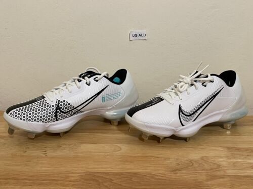 Nike Force Zoom Mike Trout 7 White/Black Baseball Cleats Size Men's 8 CQ7224 101 - Picture 2 of 9