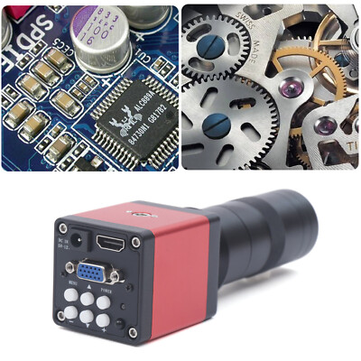 HDMI Video Microscope VGA Camera HD Industrial Digital USB Lens 1080p 60FPS 14mp