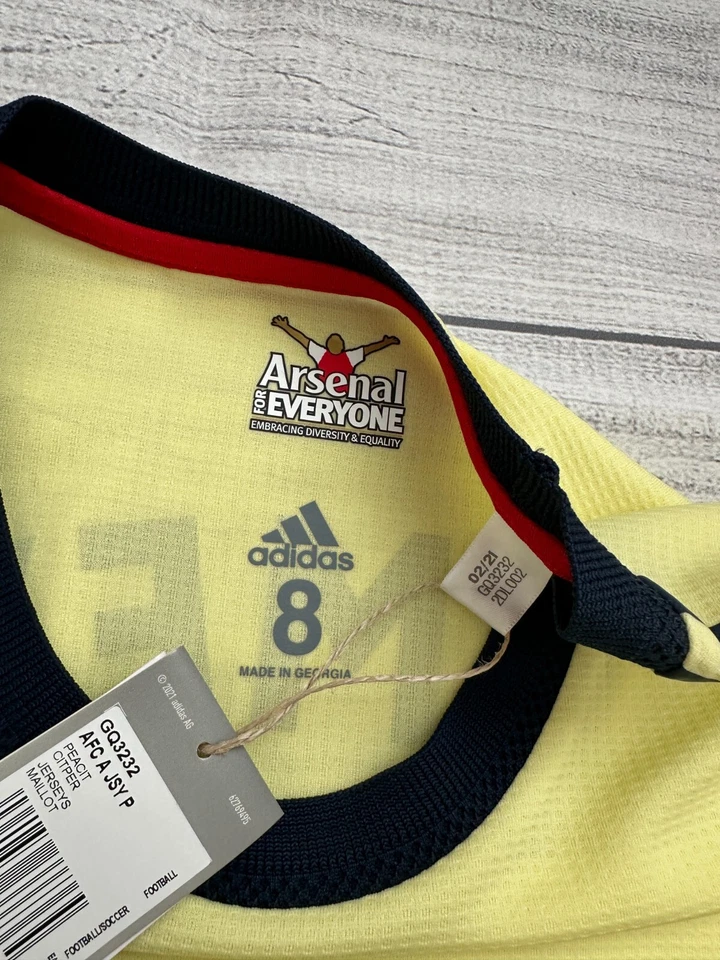 Arsenal 21/22 kitroom / match issue Away shirt - #14 Auba - size 8 (Large) - PL - Image 4 of 4