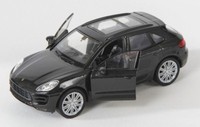 Blitz Versand Porsche Macan Turbo Grau / Gray Welly Modell Auto 1:34-39 Neu Ovp