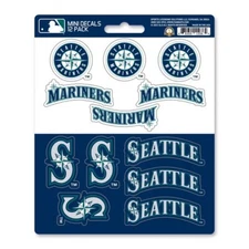 Seattle Mariners MLB Vinyl Die-Cut Sticker Set / Decal Sheet *Free Shipping
