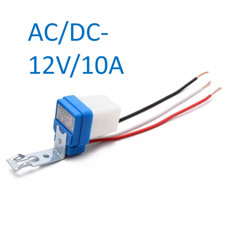 Sensore Interruttore Crepuscolare 10A 12V IP44 per lampade faro faretto LED