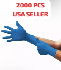 2000Pcs Gloves Medical Nitrile Exam Glove Latex Free L