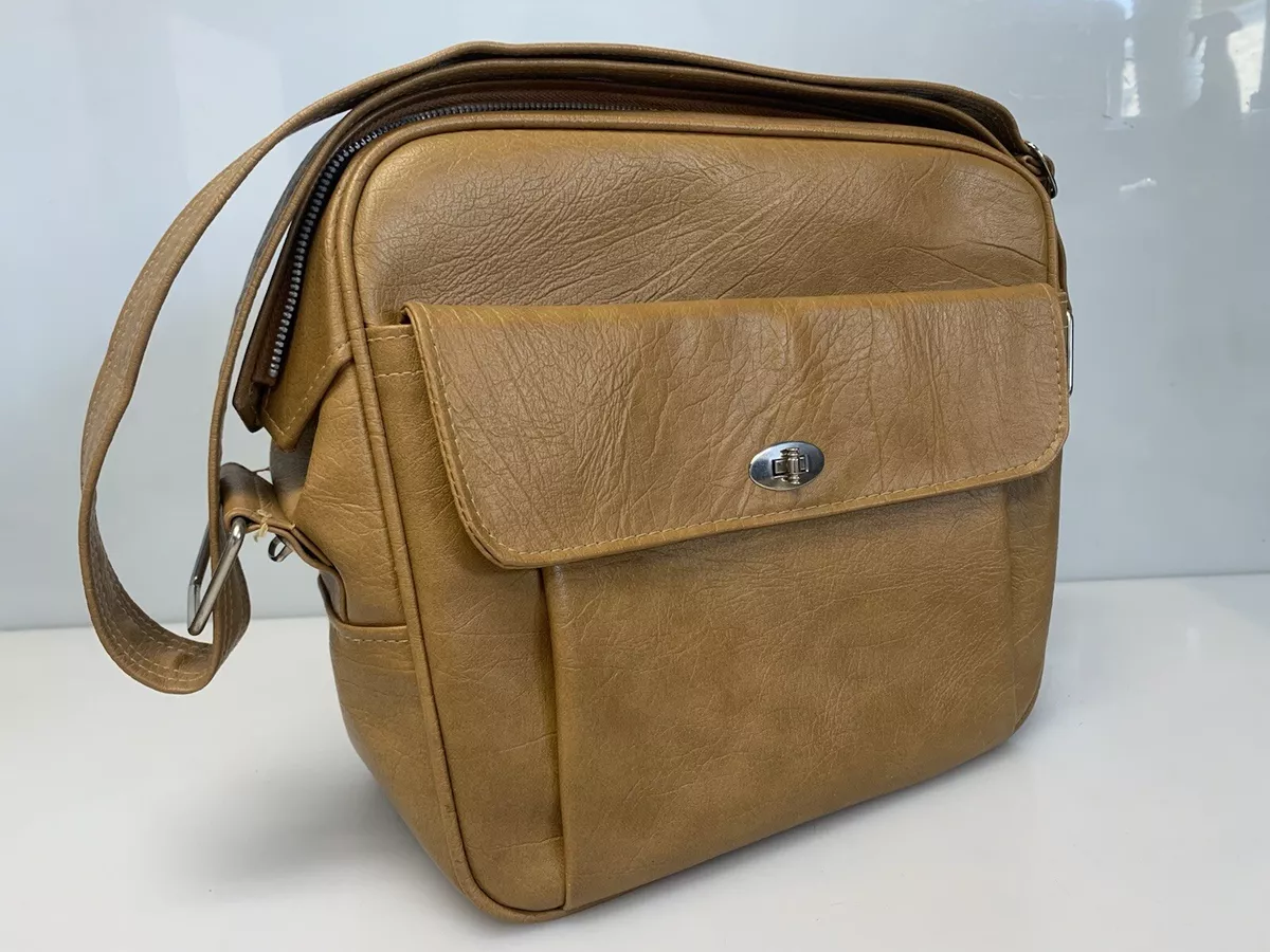 Vinyl Vintage Messenger Bag (LG)