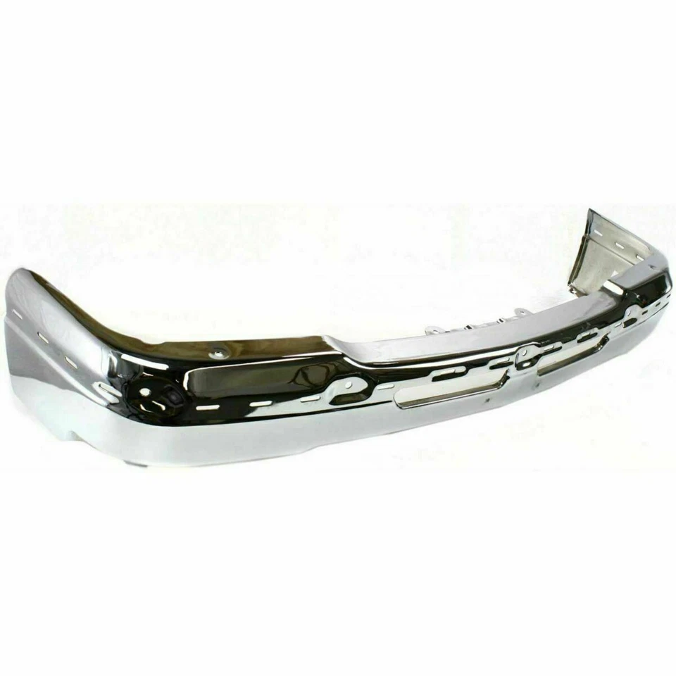 Front Bumper Chrome Steel Kit For 2003-2006 Chevrolet Silverado 2500HD 3500HD - Image 2 of 4