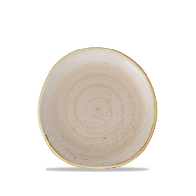 Churchill STONECAST Organic Round Plate Nutmeg Cream Teller rund 18,6 cm