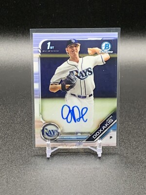 2019 Bowman Draft John Doxakis 1st Auto CDA-JD | Tampa Bay Rays
