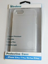 Protective Case for iPhone 8 Plus 7 Plus 6s Plus 6 Plus Clear Frost