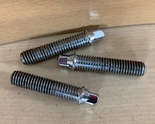 LOT of 3x  1 and 3/8-inch KEY BOLT ROD Drum Mount Hardware Part 8mm M8 Threads