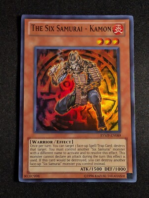 Yugioh - The Six Samurai - Kamon RYMP-EN089 Unlimited Edition Ultra Rare LP