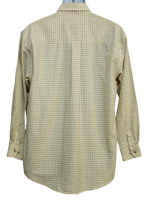 yellow and grey plaid shirt