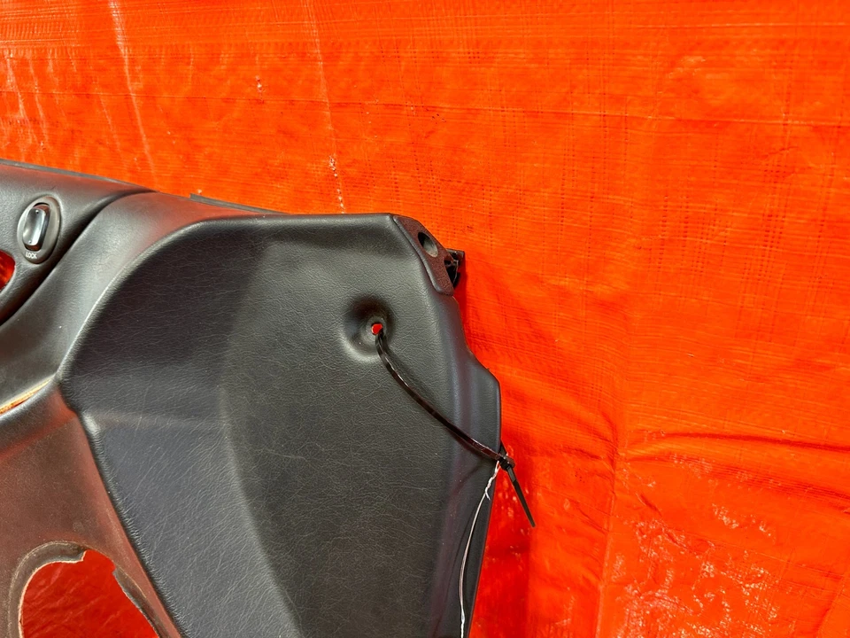 93-97 HONDA DEL SOL - LEFT AND RIGHT DOOR PANELS - ALL BLACK - OEM #295 - Image 3 of 4