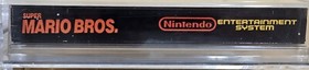 Super Mario Bros. GLOSS STICKER Seal 2nd Prod. Hangtab NES WATA 8.5 CIB 1985 