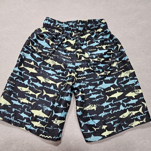 Speedo Swim Trunks Shorts Big Boys Medium Sharks Mesh Lined Elastic Waist Pocket - Picture 4 of 8