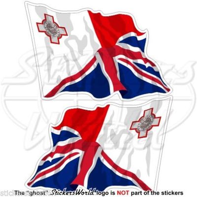 Autocollants Vinyle Drapeau Écosse - Lot De 2 Stickers 5,7x7,5 Cm - Imperméable, Résistant Aux UV, Pour Voiture, Casque, Vitre - 8