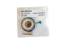 Miyota 6M12 Watch Movement Date @ 6 O'Clock