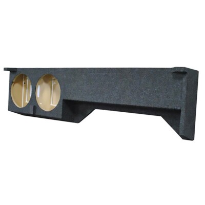 Q POWER DUAL 10  UNDERSEAT SEALED WOOFER ENCLOSURE FOR FRONTIER CREW CAB 2005-21