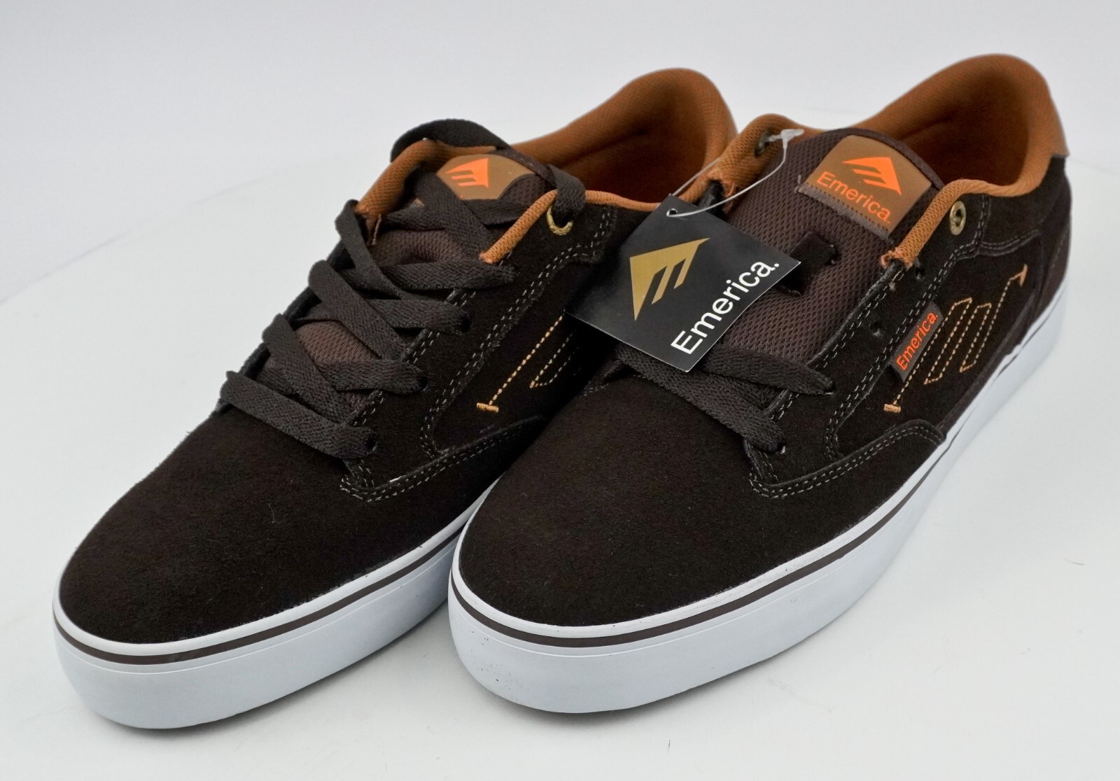 Vintage Emerica THE JINX 2 Skate Skateboard BMX Shoes, Mens US 8 Brown NOS NEW image 4