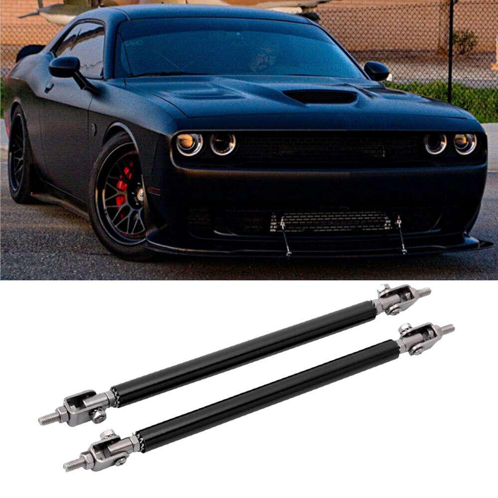 Bumper Lip Splitter Strut Rod Tie Support Bars Universal for Dodge