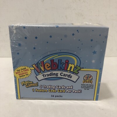 Webkinz Trading Card Game TCG Booster Box (36 Packs) New Sealed