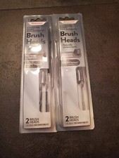 Lot 2 Walgreens-Charcoal Sonic Replacement Brush Heads-Naturally Whitens Teeth