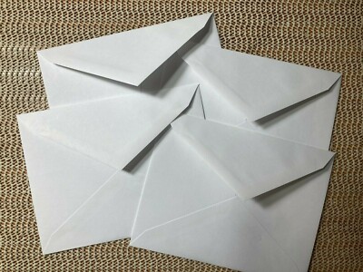 [4 Envelopes] A2 Mead, White, for Homemade Cards 4-3/8'' x 5-3/4''