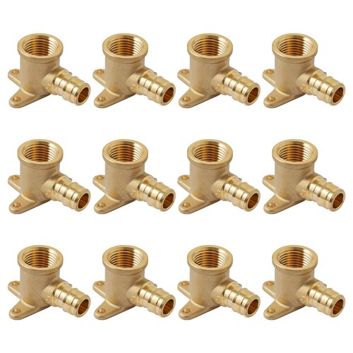 12 Pack Pex A Expansion 1/2" X 1/2" Female Npt Drop Ear Elbow Astm F1960 Only Fo