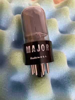 One MAJOR 6SN7GT Vacuum Tube SMOKED glass 92% And 68% Result Gm RCA D Getter
